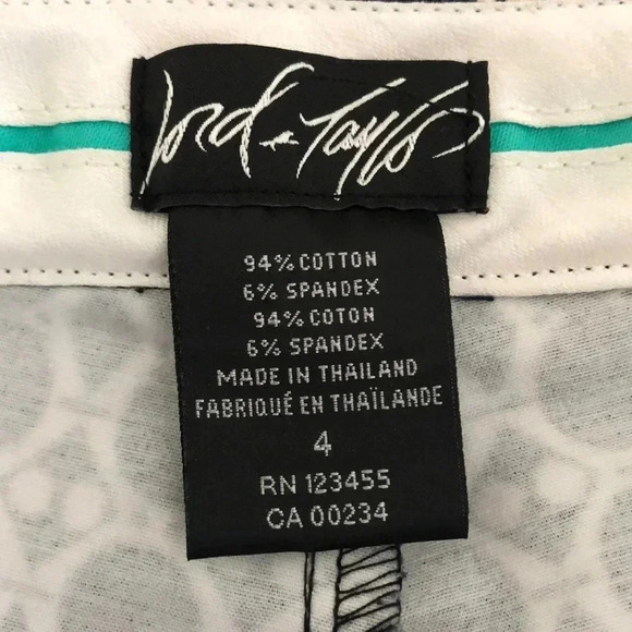 Lord & Taylor Mid Rise  Ponte Skinny Ankle Pant - Picture 5 of 6